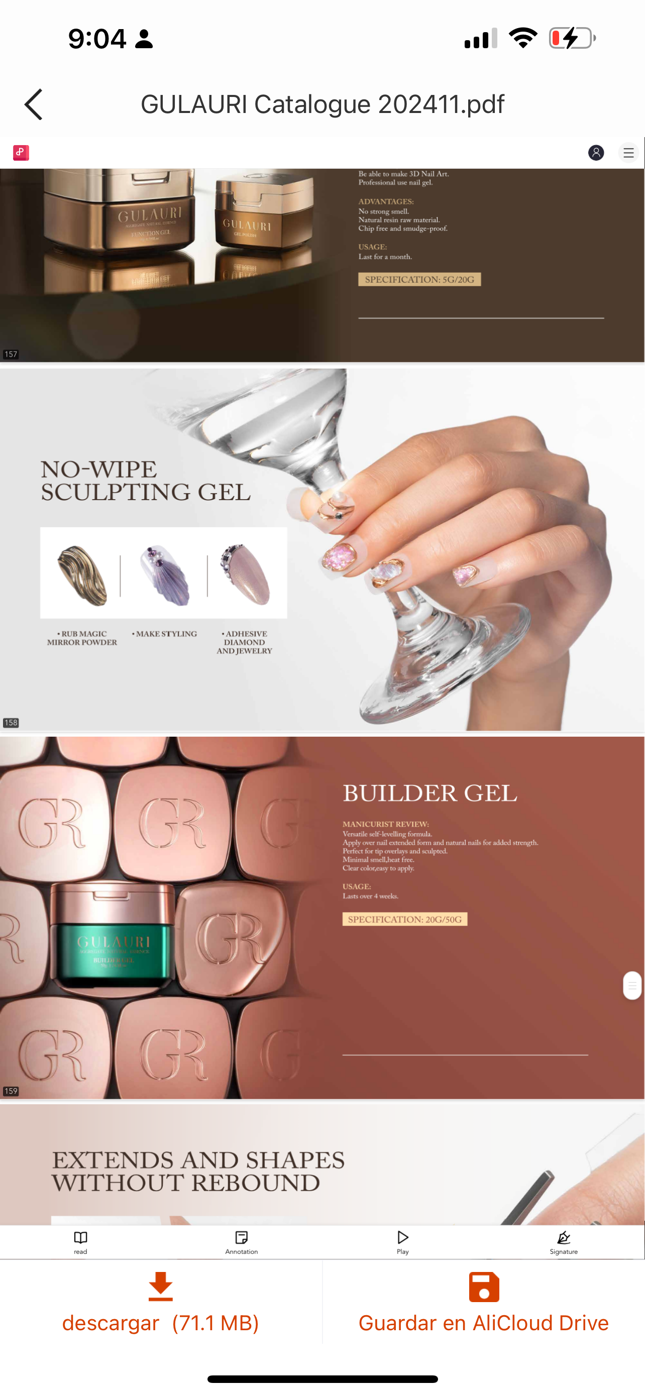 Builder gel Clear